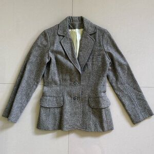 Pierre Balmain gray/green wool blazer